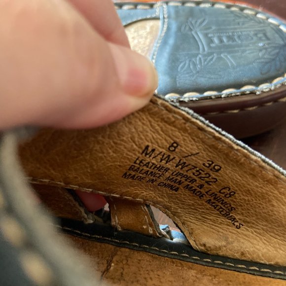 Born Hand Crafted Footwear Leather Sandals Slip-On Beach Summer 8 - Picture 6 of 6